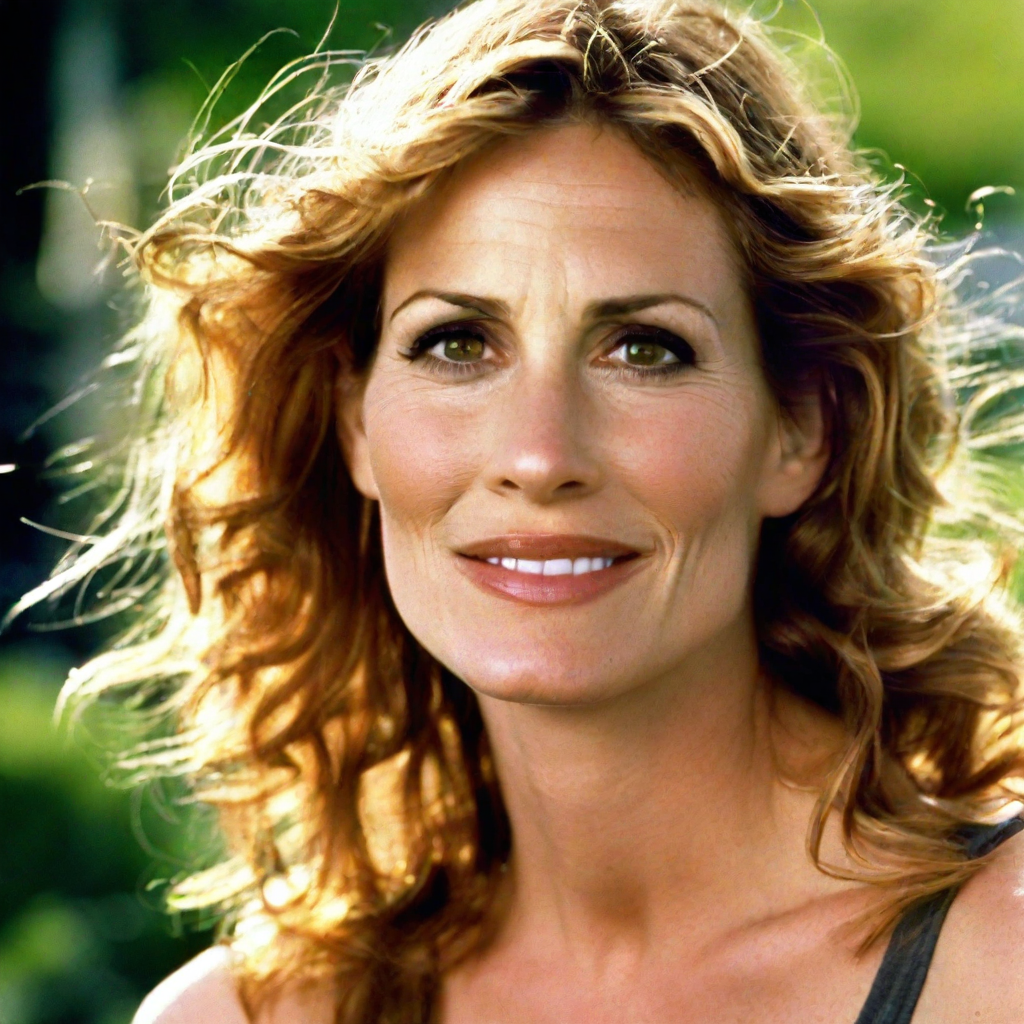 front shot, photo of julia roberts looks at viewer, cinematic shot