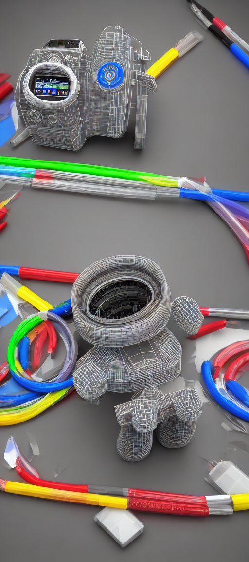 3D model with colors