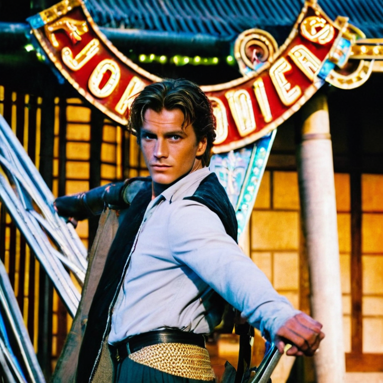 front shot, actor photo of a   looks at viewer, cinematic shot