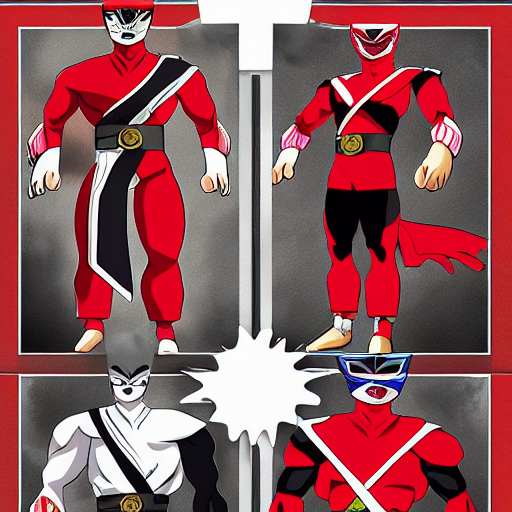 Stable Diffusion prompt: power rangers forever red, red - PromptHero