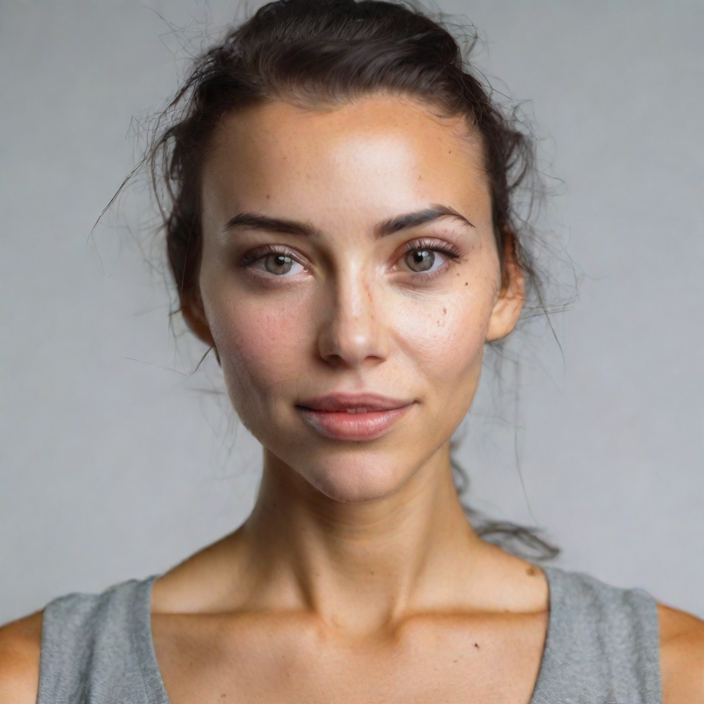 front shot, photo of   looks at viewer, cinematic shot