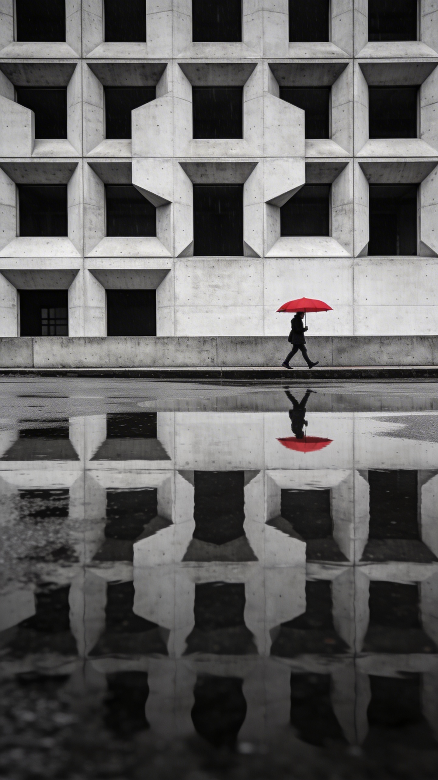 Brutalist reflection