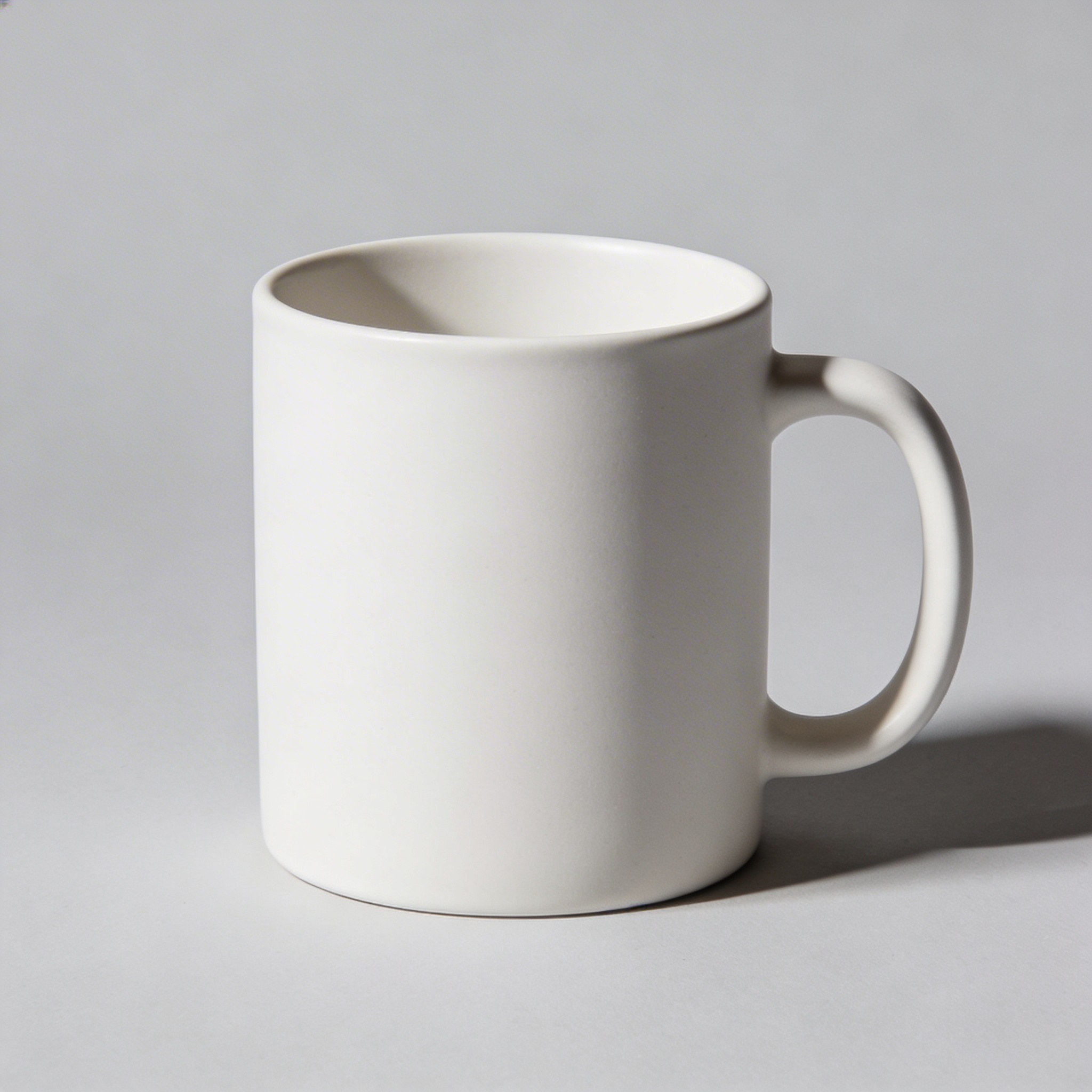 Plain white mug