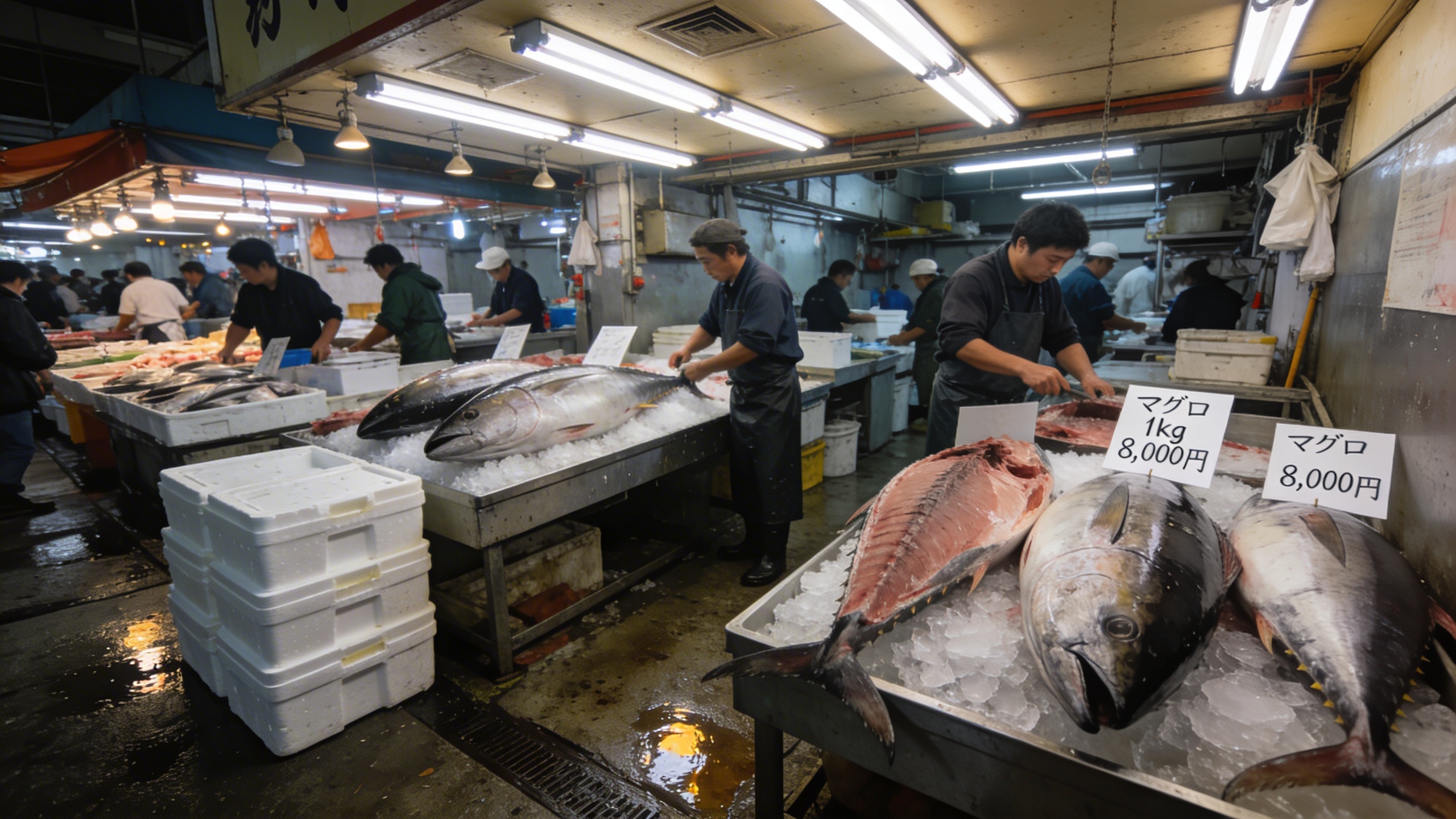 Tsukiji fish market