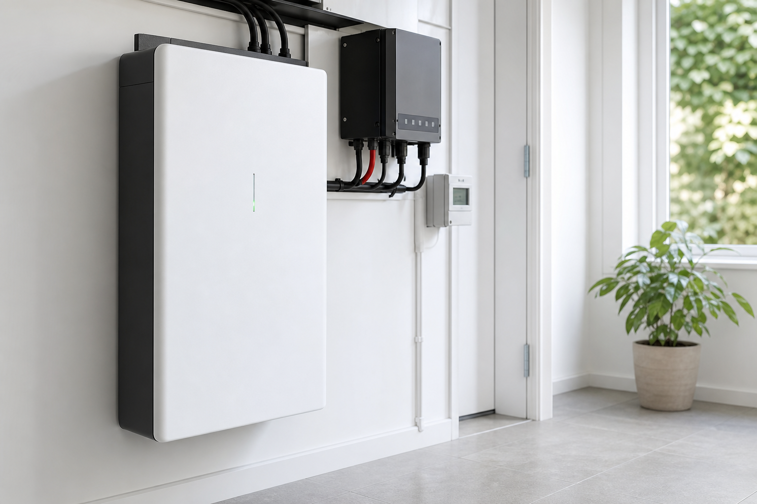 zonne energie opslaan thuisbatterij