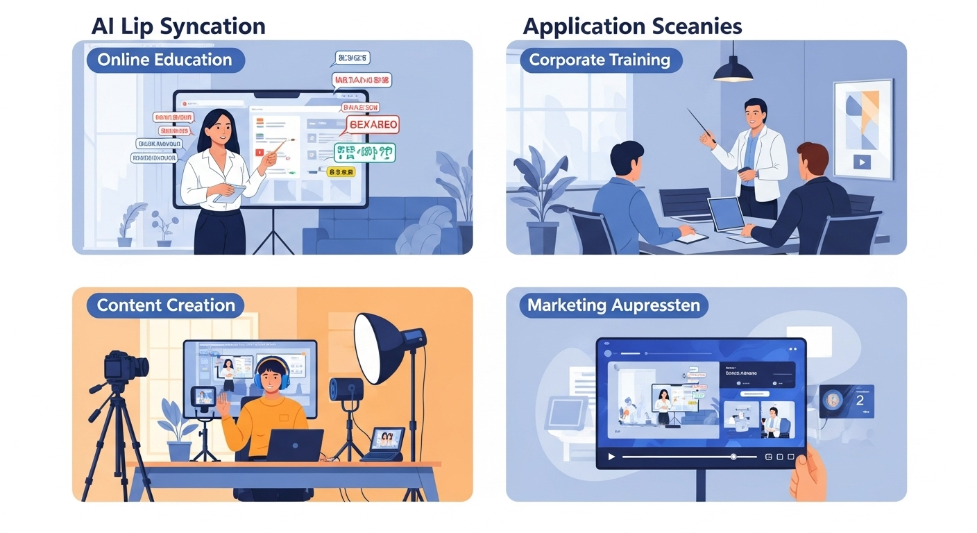 Applications of AI Lip Sync