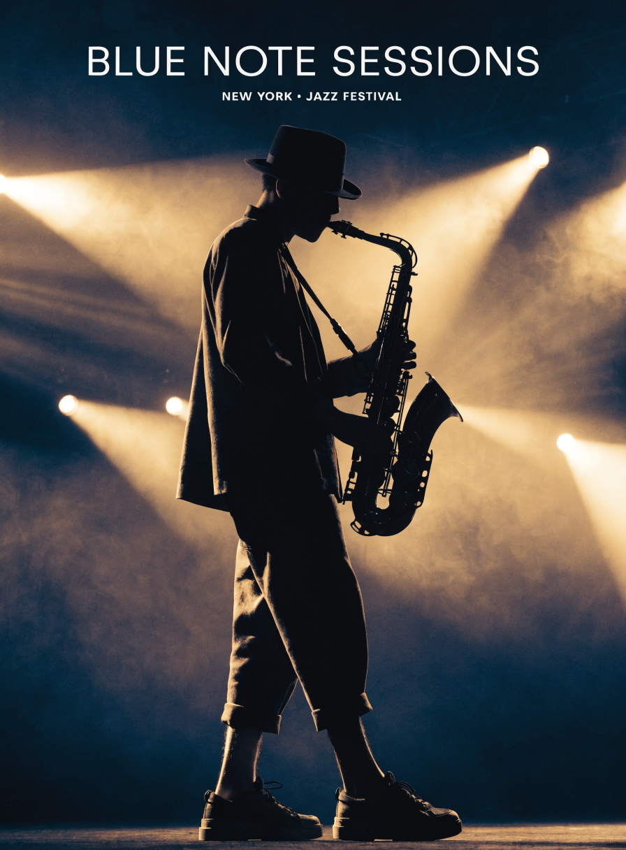 Jazz festival poster generated by Recraft V4