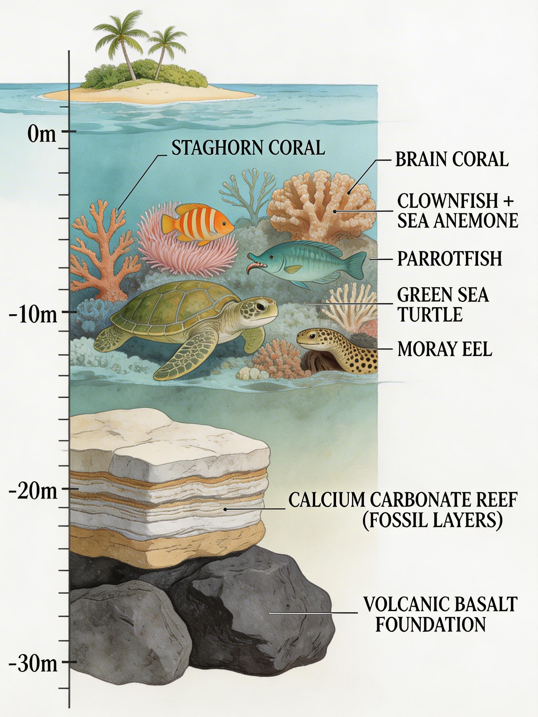 Coral reef ecosystem
