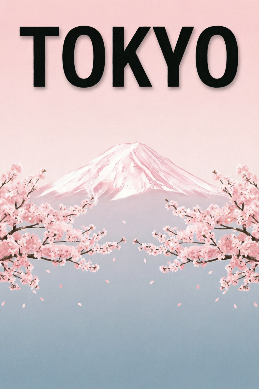 Tokyo travel poster generated by Qwen Image 2