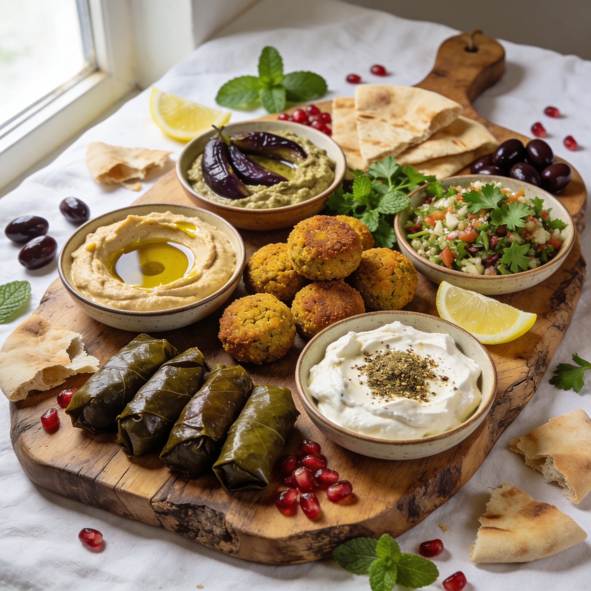 Mezze spread