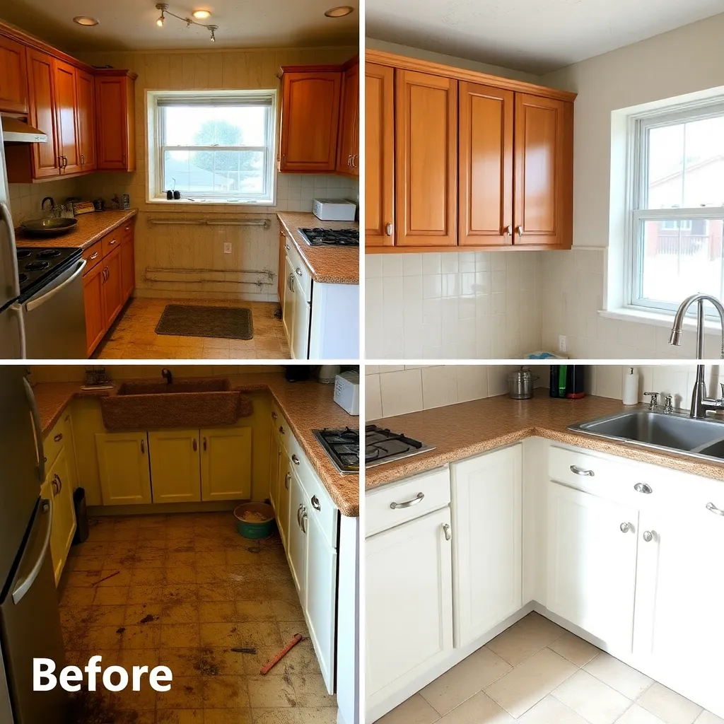 Before - needs repair