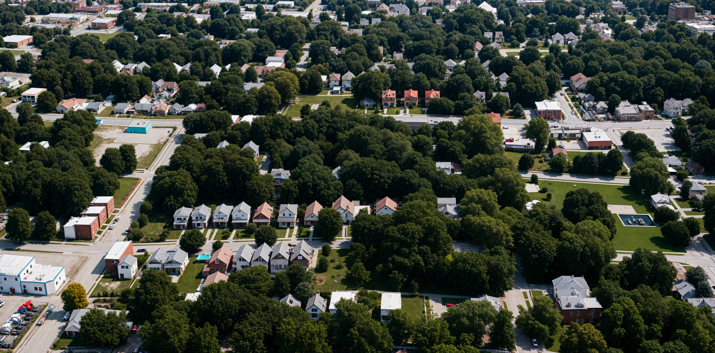 Aerial view of surroundings